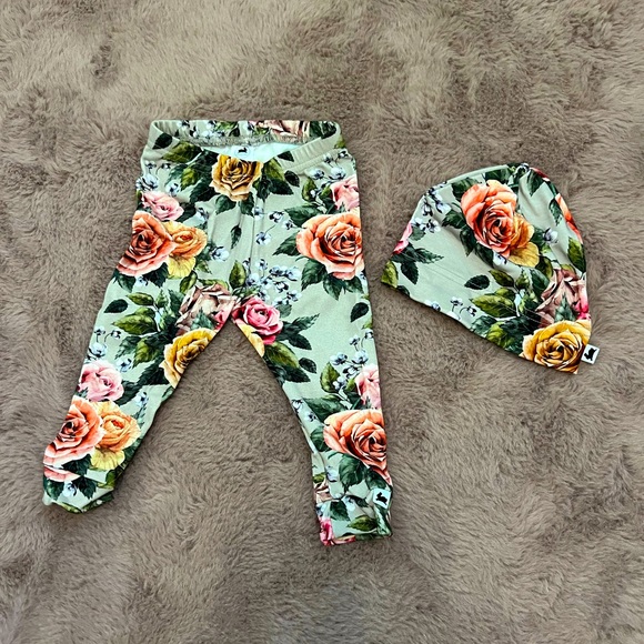 BNWOT Little & Lively Pants & Hat (Baby) - Picture 4 of 4